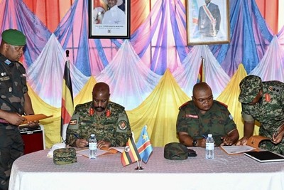 DRC and Uganda to revive their military cooperation