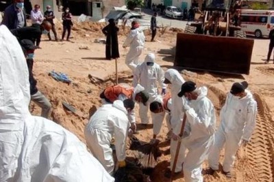 الصحة بغزة: العثور على 80 جثة في 3 مقابر جماعية بمجمع الشفاء