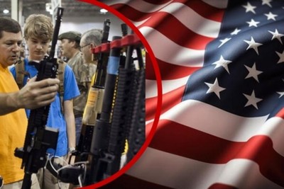 An outbreak of domestic violence in the United States caused by foreign war-mongering