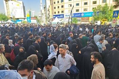 اجتماع مردم تهران در پاسداشت شهدای خدمت برگزار شد