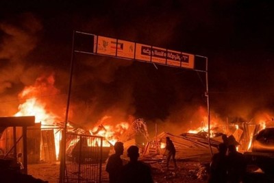 مجزرة مروعة راح ضحيتها 50 شهيدا وعشرات الإصابات من النازحين غربي رفح