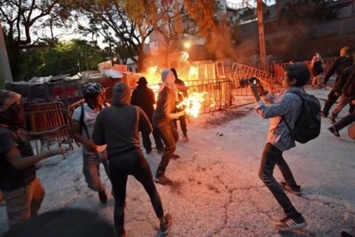 The Israeli embassy in Mexico was set on fire in a protest against the Rafah massacre