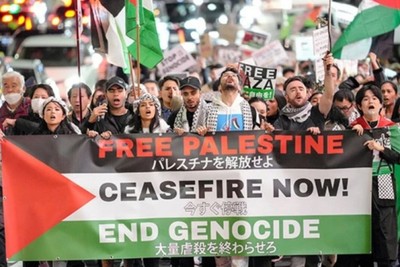 Pro-Palestine demonstrations from Japan to Canada
