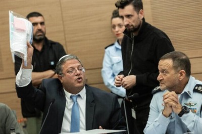 Is Ben Gvir's behavior indicative of the collapse of Israel's administrative structure?