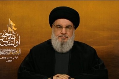 Hezbollah Leader Nasrallah Condemns Israeli Actions in Gaza, Cites Western Awakening
