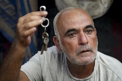 Symbolic House Keys Hold Weight Amid Gaza's Relentless Displacement Crisis