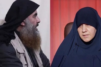الإعدام بحق زوجة المجرم الارهابي ابو بكر البغدادي