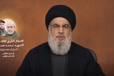 Hezbollah Leader Nasrallah Declares Israeli Regime's "Worst Days" Amid Gaza Conflict