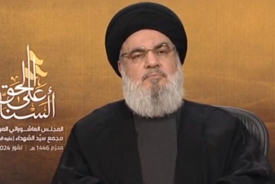 السيد نصر الله: سنخرج جميعًا من معركة طوفان الأقصى منتصرين شامخين