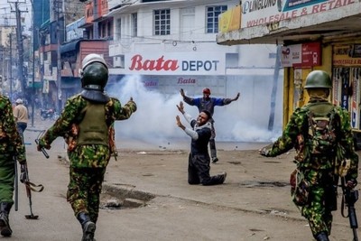 Gen Z are protesting again today in Kenya to pressure Ruto to resign