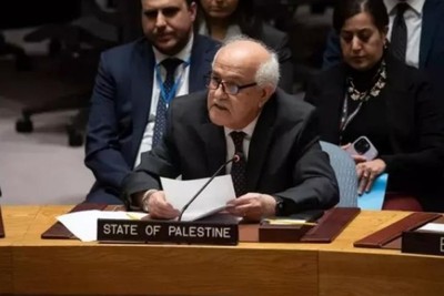 The representative of Palestine at the United Nations criticized the speech of the prime minister of the Zionist regime in the US Congress