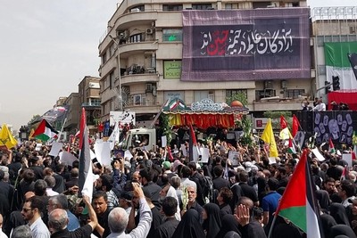 فرزند هنیه: تشییع میلیونی پدرم در تهران، وحدت آفرین بود