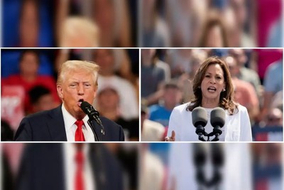Donald Trump Stuns with Unexpected Spin Room Visit After US Presidential Debate