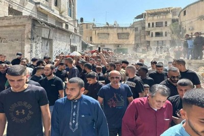 جماهير غفيرة تشيّع جثامين 5 شهداء ارتقوا خلال عدوان الاحتلال على طولكرم