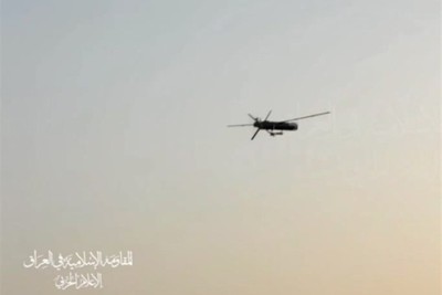 حمله پهپادی مقاومت عراق به یک هدف نظامی