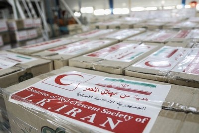ايران ترسل شحنة ثالثة من المساعدات الإنسانية الى الشعب اللبناني