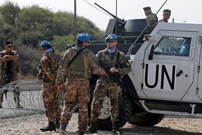 There was an attack by Zionists on United Nations peacekeeping forces in Lebanon.