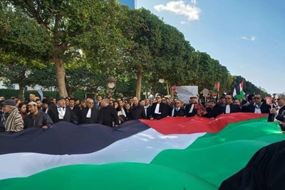 تظاهرات ضد صهیونیستی در تونس و مغرب