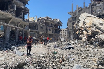 انقطاع المساعدات عن شمال غزة واحتراق المخبز الوحيد في جباليا