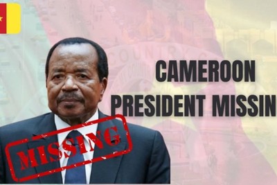 The president of Cameroon is missing