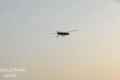 پرتاپ ۴ پهپاد مقاومت عراق به ایلات اشغالی