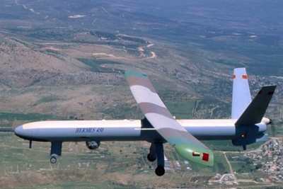 An Israeli Hermes 450 drone was shot down by Hezbollah