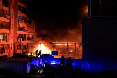 شهيدان إثر غارة إسرائيلية على “مار إلياس” في بيروت