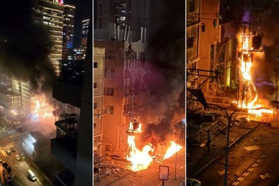 صواريخ تضرب تل أبيب وحزب الله يعلن استهداف "نقاط عسكرية حساسة"