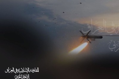 حمله پهپادی مقاومت عراق به هدفی نظامی در جنوب اراضی اشغالی