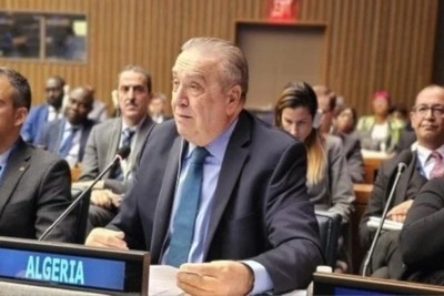 مندوب الجزائر لدى الأمم المتحدة: لإنهاء الانقسام السياسي والمؤسساتي في ليبيا