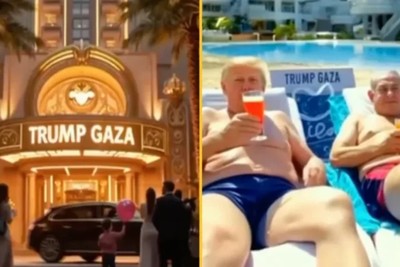 Trump Shares AI-Generated Video Depicting Gaza as a Resort with Dance Clubs and Beaches