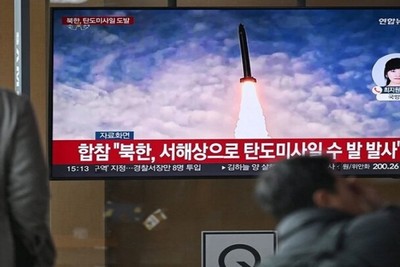 Pyongyang responds to the strikes, launches missiles into the sea