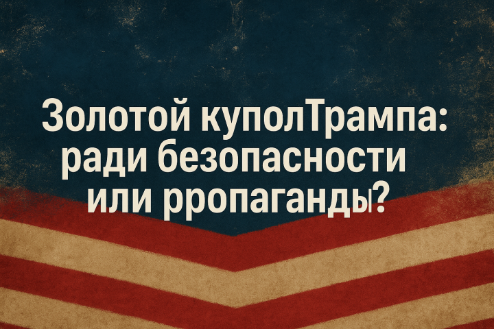 Золотой купол Трампа: ради безопасности или пропаганды?