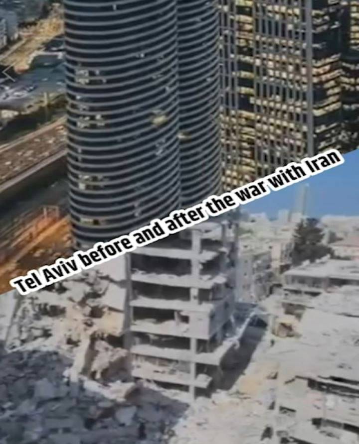 Tel Aviv before and after the war with Iran