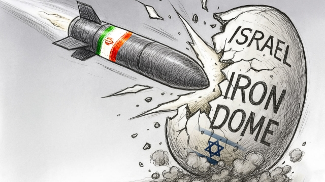 What did the Iranian missile do