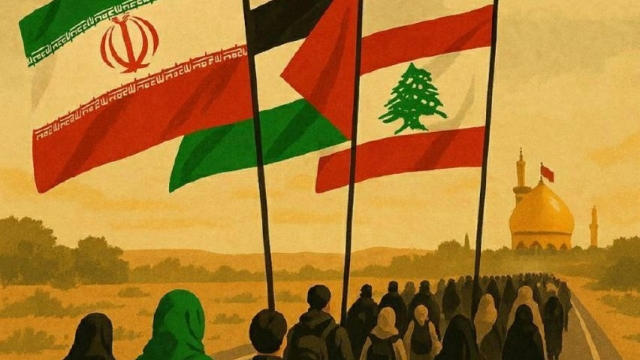 راهی به کربلا با پرچم ایمان