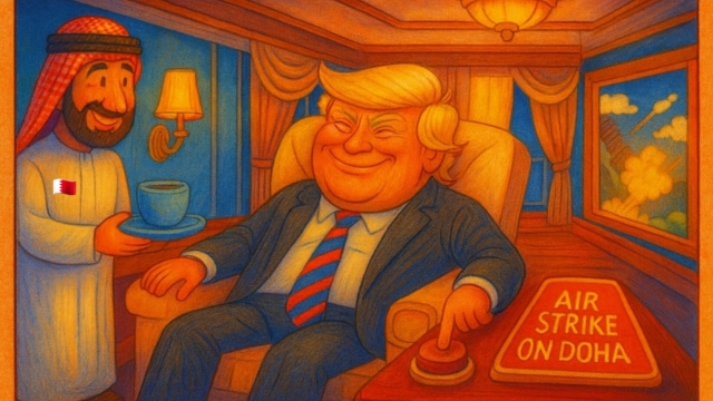 AIR STRIKE ON DOHA