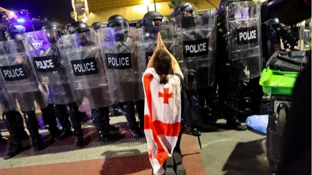 Tbilisi's Choice: Europe or Moscow? Protests and Tear Gas Reveal a Nation's Deep Political Split