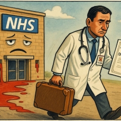 Record numbers of foreign-trained doctors are leaving the UK