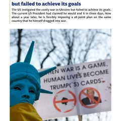The US dragged Ukraine into war but failed to achieve its goals