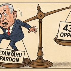 43% of public opinion opposes Netanyahu's pardon