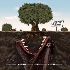 Olive tree massacre in the West Bank