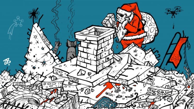 Santa Clause in Gaza