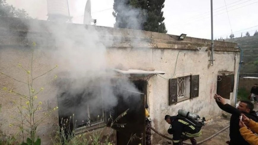 Israeli settlers set fire to Palestinian house in West Bank