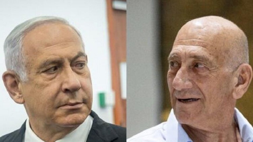 Olmert's request to world governments to impose sanctions against the Netanyahu cabinet