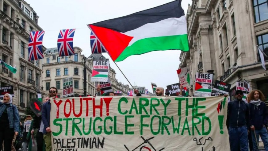 London, Palestinians protest to celebrate 75 years of the Nakba
