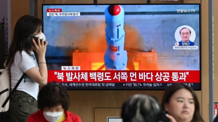 North Korea: launches a satellite, which fell into the sea