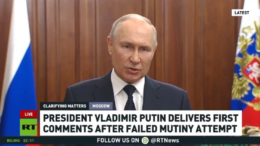Putin to the nation: "attempts to create internal disorder will fail"