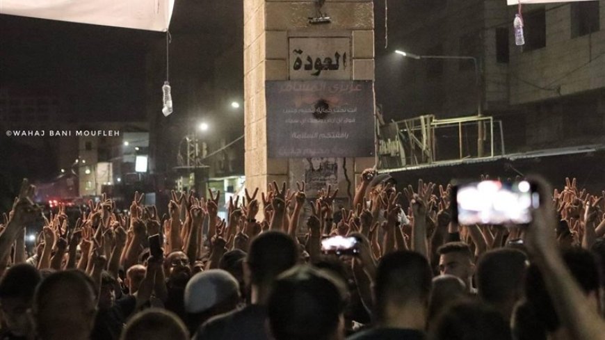 Residents of Jenin rejoice at the shameful departure of the Zionists