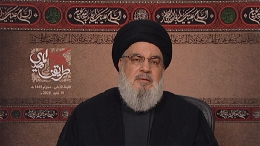 Nasrallah called for a severance of diplomatic relations between the Arab-Islamic countries and Sweden